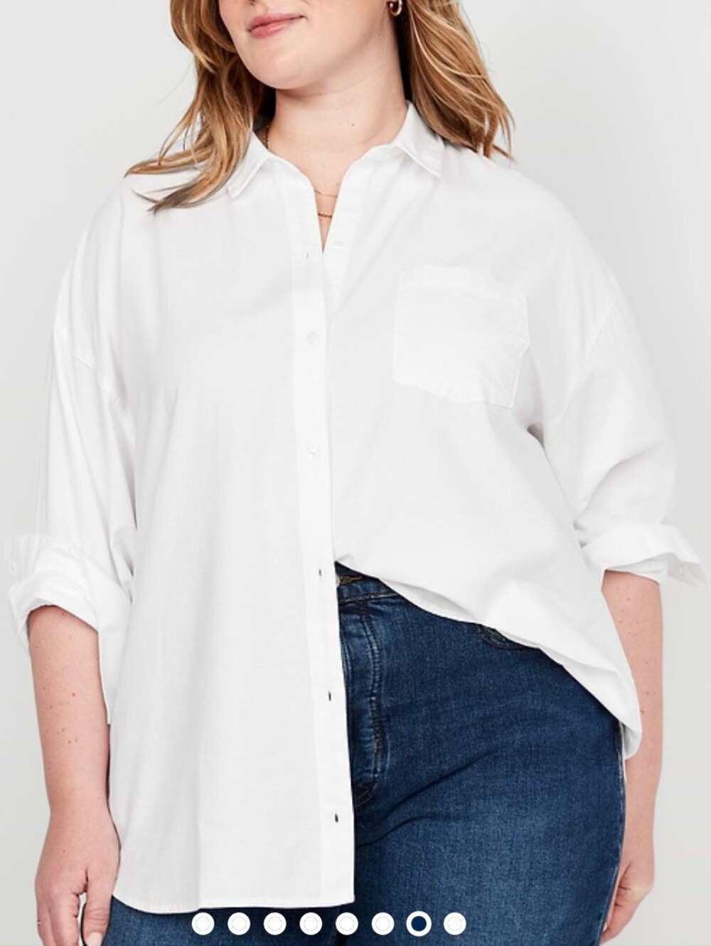 Old Navy Oversized Button Down Boyfriend Shirt